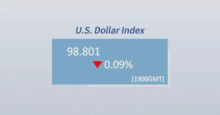 U.S. dollar ticks down