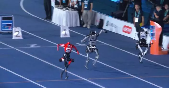 Humanoid robot beats men's 100m world record in Beijing