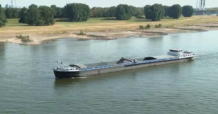 Low water levels put pressure on Europe's inland transport, energy supply