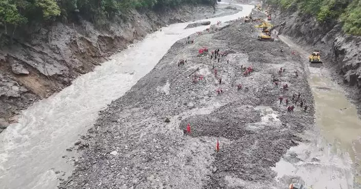 Barrier lake risks contained amid intensifying search, rescue efforts following massive mudslide