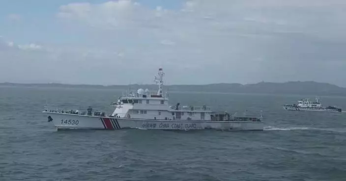 Fujian coast guard conducts routine patrols in waters near Kinmen
