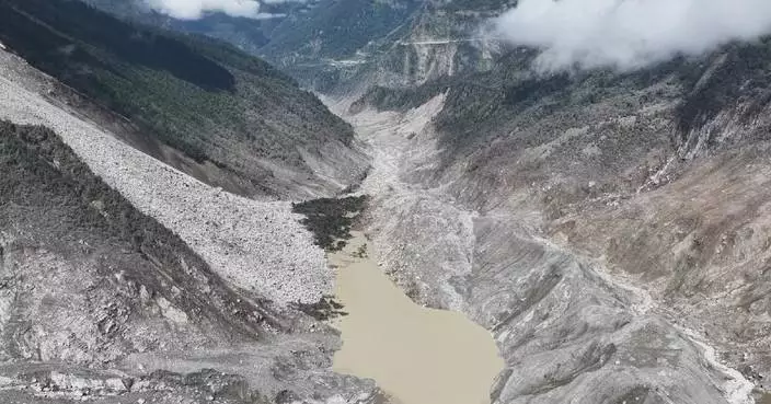 Threat of barrier lake waning after massive mudslide near China-Nepal border