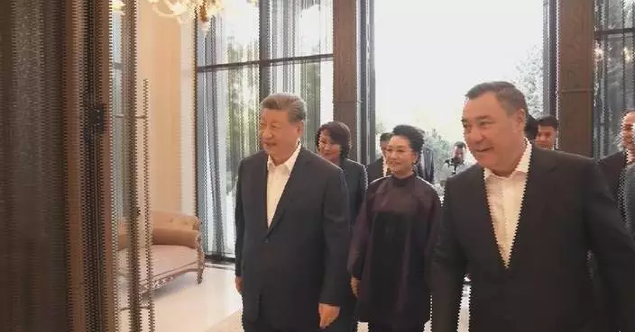 Xi, Japarov have cordial and friendly exchange over dinner