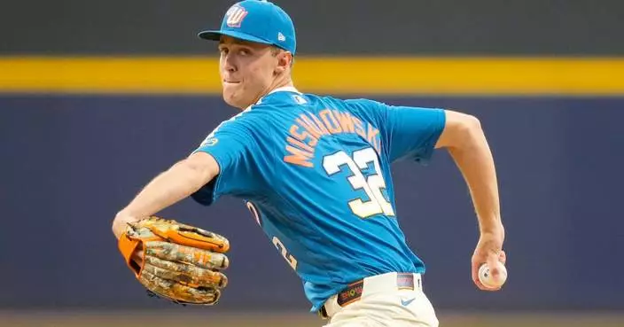 Misiorowski outduels Sale and Contreras has big game in Brewers 2-1 victory over Braves