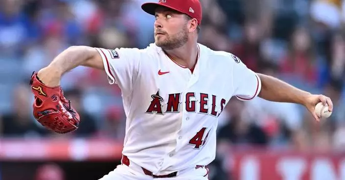 Detmers works 8 innings, Schanuel has RBI single in 8th Angels' 1-0 win over Royals