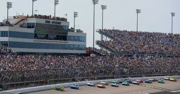 Ty Gibbs holds on to win NASCAR Cup Series race at Iowa Speedway