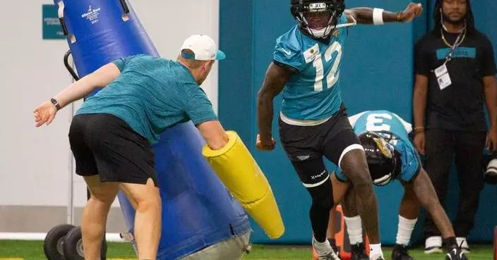 Jags 2-way player Travis Hunter returns stronger and fast after knee injury cuts short rookie year