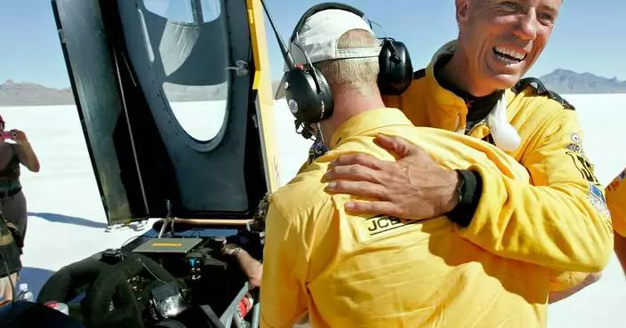 Driver who broke the sound barrier attempts another land speed record in Utah