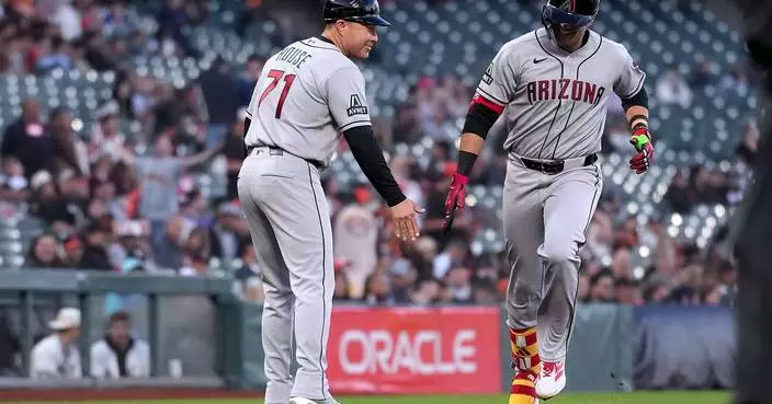 Nootbaar's leadoff homer, 3 hits spark Diamondbacks in 10-6 victory over Giants