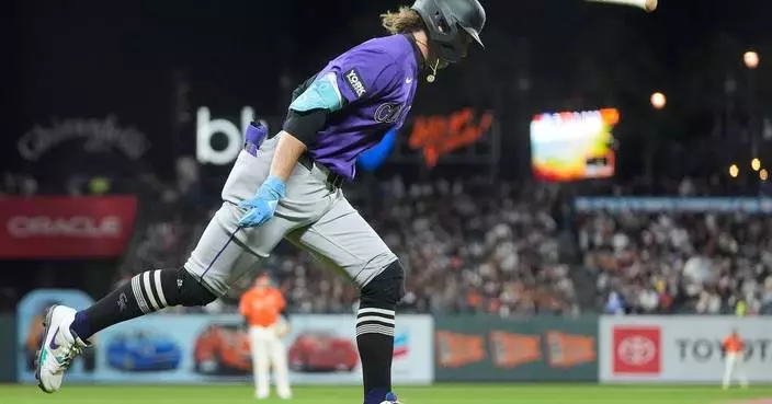Freeland's 8 strong innings, Veen's home run power Rockies past Giants 5-2