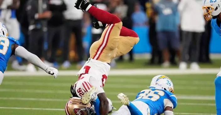 Cowing returns punt for TD to spark the 49ers in 41-17 preseason win over the Chargers