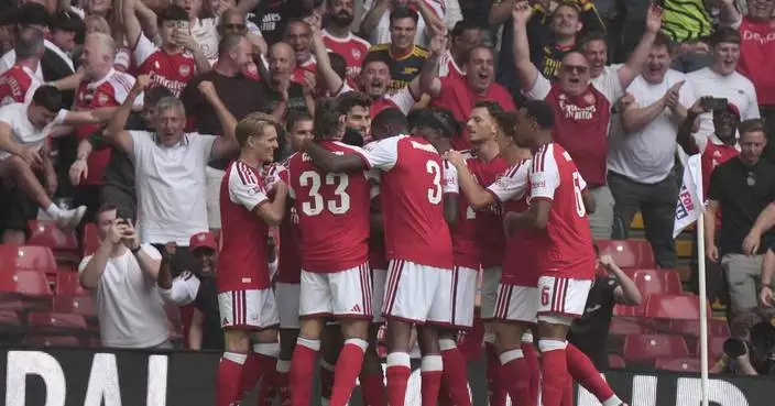 Arsenal scores inside 25 seconds in Community Shield against Man City