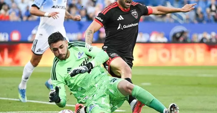 Baribo scores a goal, Johnson has 5 saves for DC United in 1-1 tie with Montreal
