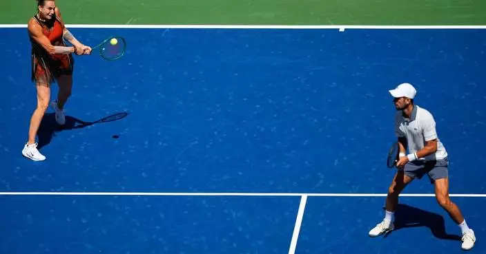 Sabalenka and Djokovic fall in first match as the US Open mixed doubles begins