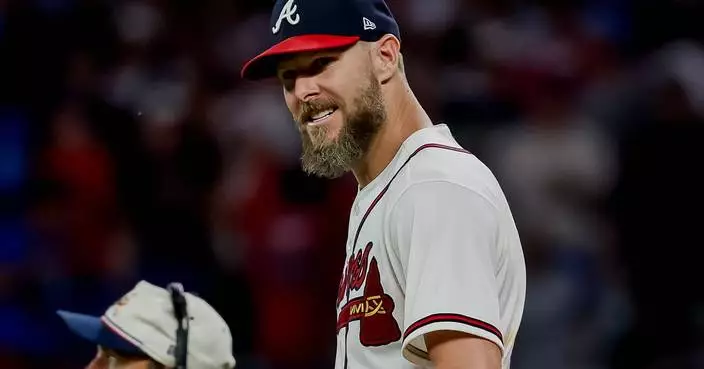 Braves' Sale demands ball in 9th to cap 1st complete game since 2019 in 1-0 shutout of Dodgers