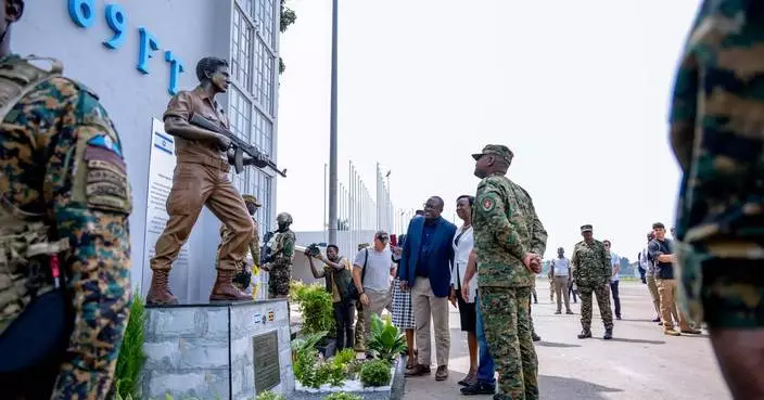 Uganda's military unveils statue of Netanyahu's brother who died in 1976 Entebbe hostage rescue