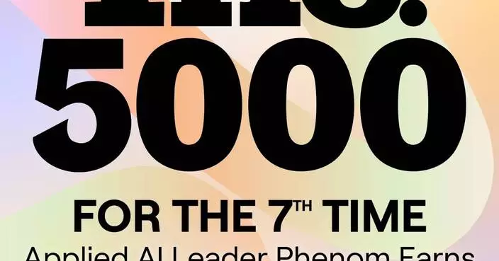 For the 7th Time, Applied AI Leader Phenom Earns Spot on the 2026 Inc. 5000 List
