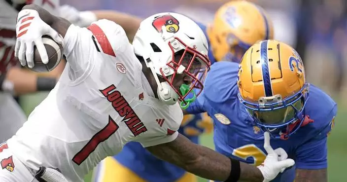 No. 24 Louisville and its coach want more after third straight season with at least 9 wins