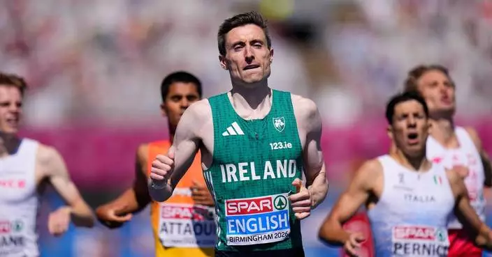 Irish runner Mark English breaks European championships record in 800 meters