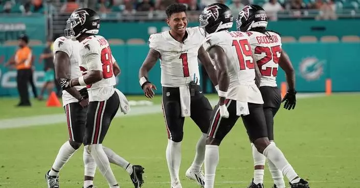 Tua Tagovailoa leads TD drive and loses fumble in Falcons' 17-12 preseason win over Dolphins