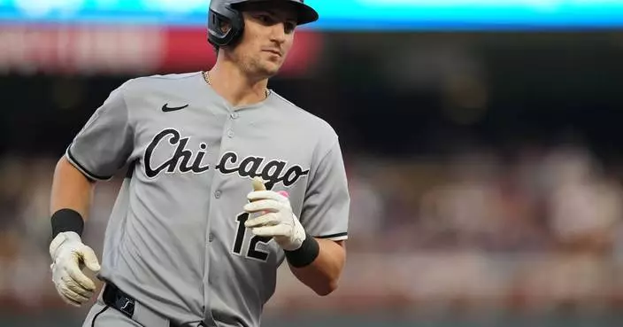 Montgomery hits 28th homer in AL Central-leading White Sox's 7-4 win over Twins