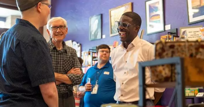 The Latest: Primary elections in Wisconsin and Minnesota test the Democratic Party’s direction