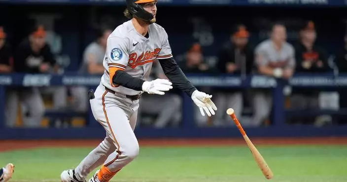 Beavers’ 2-run pinch-hit single sparks the Orioles’ 6-5 win over the Rays