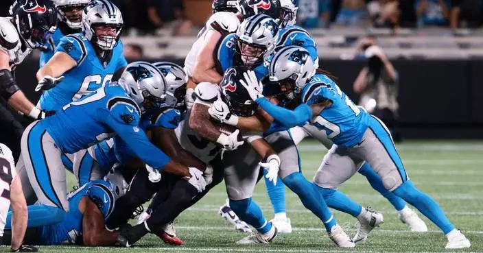 Miles Davis' TD run lifts Panthers to 16-13 win over Texans in preseason finale