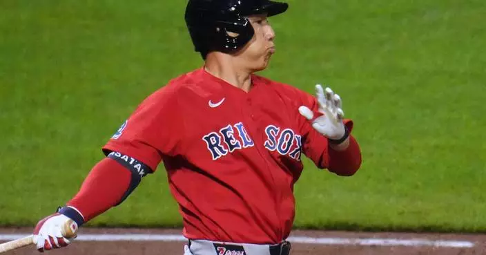 Red Sox outfielder Masataka Yoshida is sidelined by a strained left hamstring