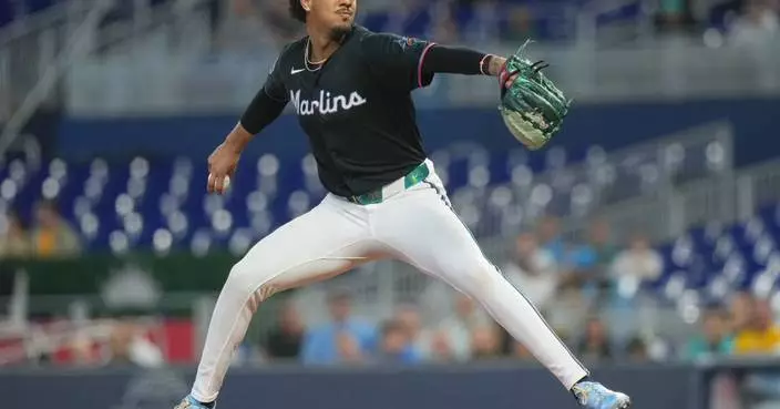 Eury Pérez outpitches Paul Skenes and Esteury Ruiz homers as the Marlins beat the Pirates 2-0