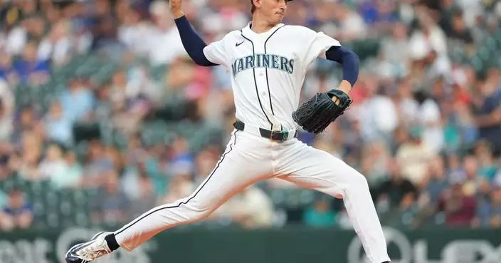 Raleigh continues homer barrage, Kirby fans 9 as Mariners beat Phillies 4-1
