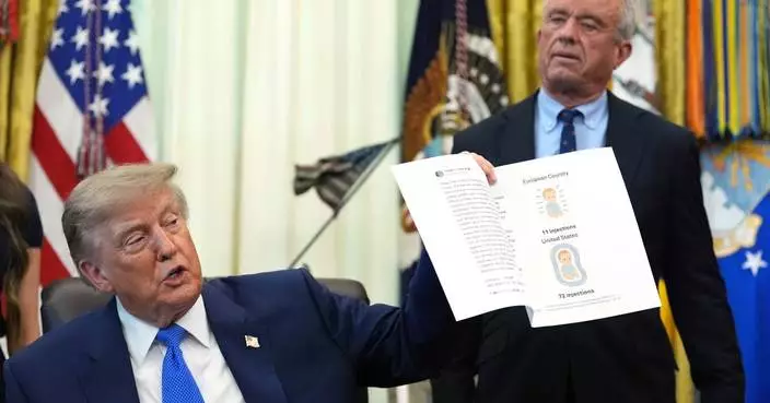 Trump signs order calling for spacing out childhood vaccines, against medical groups' guidance