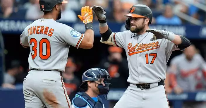 Cowser, Encarnacion-Strand deliver big hits as Orioles score 7 in the sixth and beat the Rays 10-2