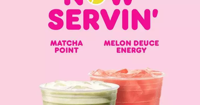 Dunkin'® Celebrates Tennis Season with New Sips, Collectibles and Exclusive Merchandise