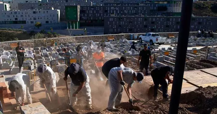 Ceuta begins burials for migrants who died attempting to cross into the Spanish territory