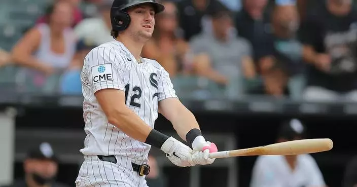 Colson Montgomery hits 3-run homer and White Sox top Guardians 5-3 to increase AL Central lead