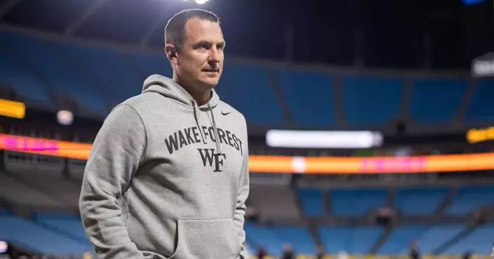 Wake Forest aims for strong follow-up to a 9-win debut season under Jake Dickert