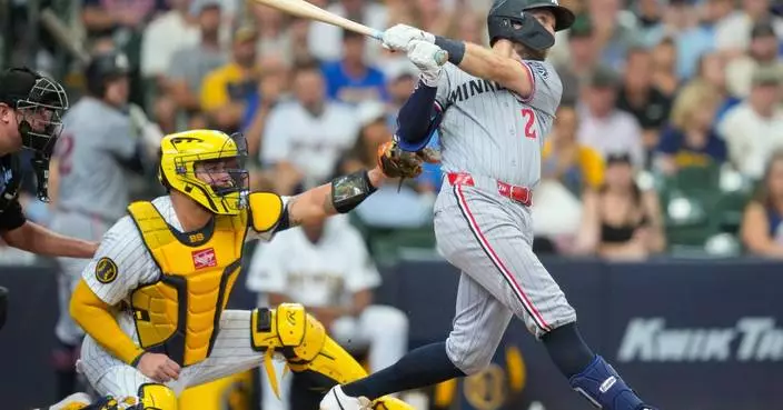 Jake Bauers' hitting and Luis Lara's fielding prove pivotal as Brewers beat Twins 4-3 in 10 innings
