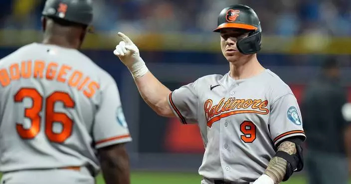 Tyler O'Neill's 10th-inning single sends Orioles to 4-3 win over Rays