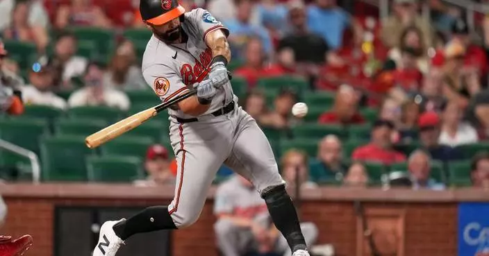 Encarnacion-Strand hits tiebreaking RBI double in the 9th as Orioles outlast Cardinals 8-7