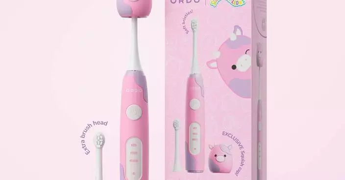 ORDO Sonic Kids Rechargeable Toothbrush – Squishmallows Patty Selected as a Good Housekeeping 2026 Parenting Awards Winner