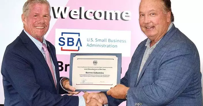 SBA Honors Barron Industries as Great Lakes Manufacturer of the Year Amid Aerospace and Defense Expansion