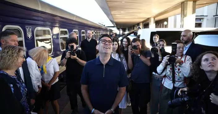 Burnham and European leaders arrive in Kyiv as Ukraine marks Independence Day