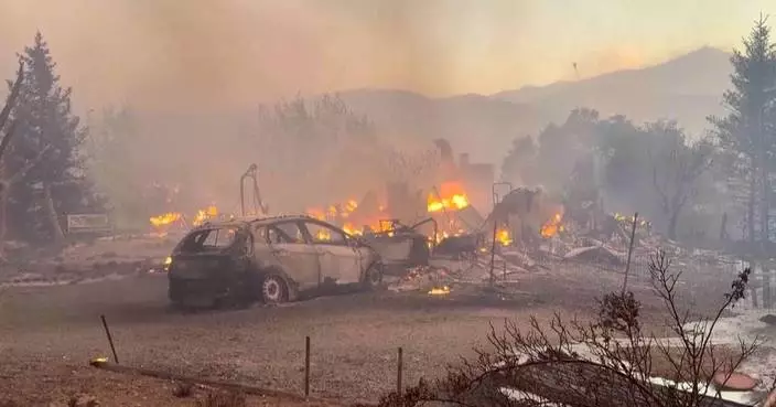 Evacuations ordered in rural Texas as wildfire mushrooms within hours