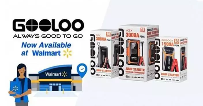 GOOLOO Expands National Retail Footprint, Launches Three Top-Selling Jump Starters in Walmart stores across the country
