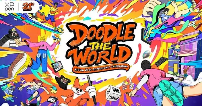 XPPen Marks Its 21st Anniversary with "DOODLE THE WORLD", Bringing Creativity Beyond Boundaries