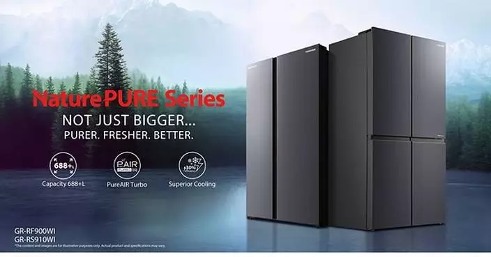Toshiba Launches NaturePURE Series Refrigerators in Singapore: Not Just Bigger… Purer. Fresher. Better.