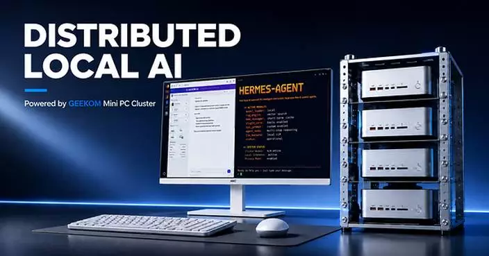 GEEKOM Pushes the Boundaries of Mini PC Innovation with Four-Node A9 Mega AI Cluster