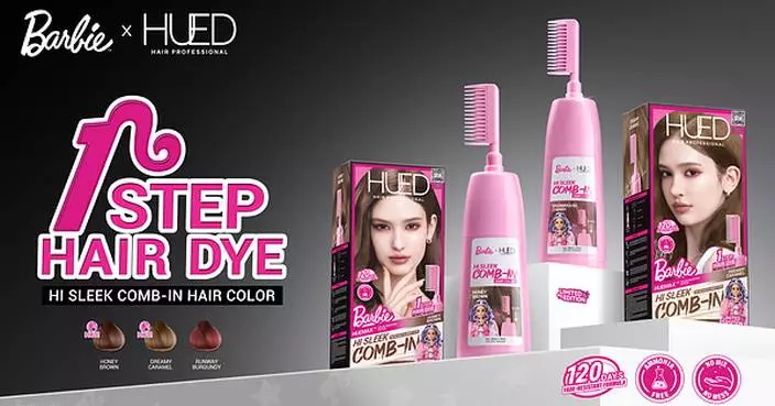 HUE in Pink: HUED Hair Professional × Barbie™ Unveil a Limited-Edition Hair Color Collection Celebrating Unapologetic Hair Energy