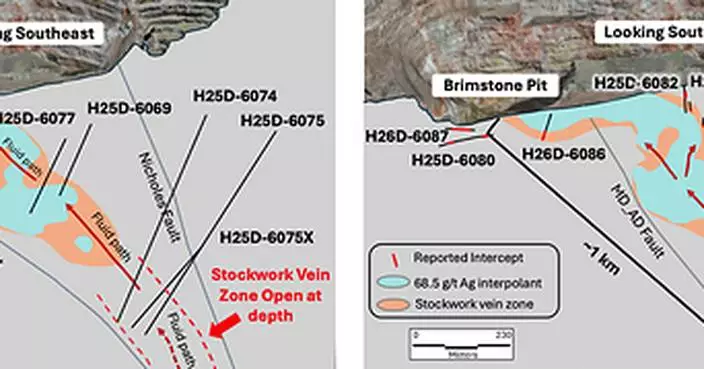 Hycroft Extends High-Grade Silver at Brimstone and Vortex